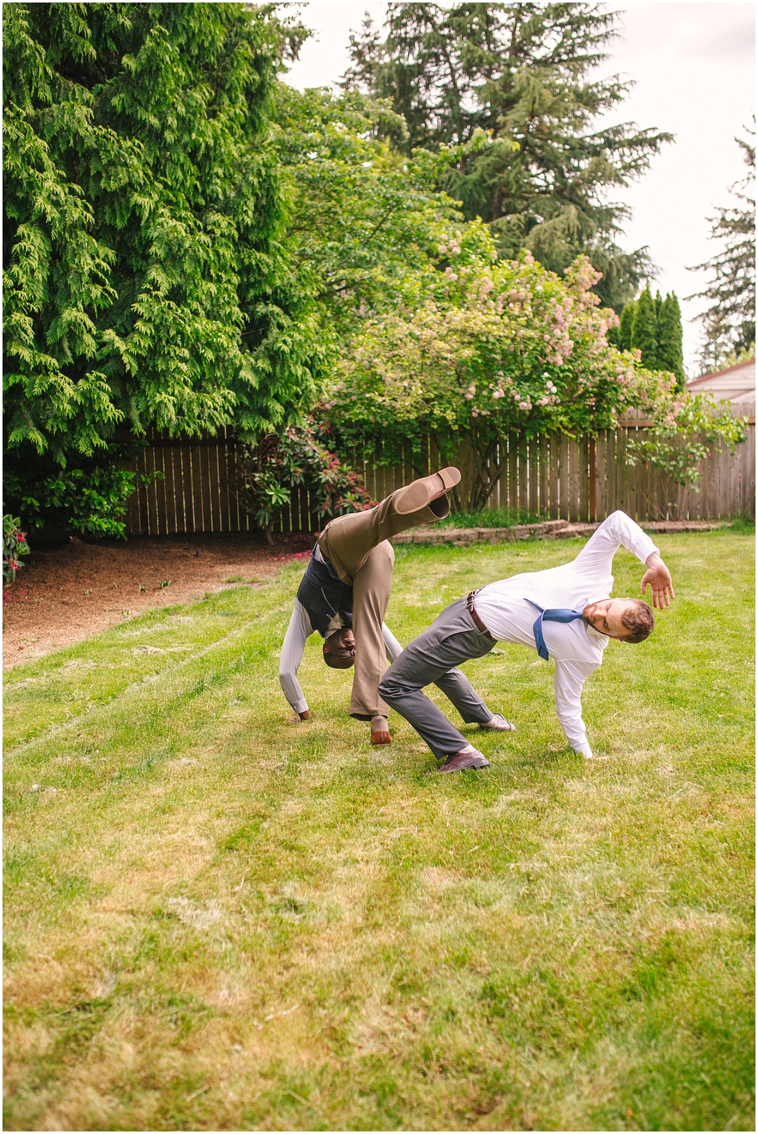 Capoeira before Seattle Municipal Court wedding