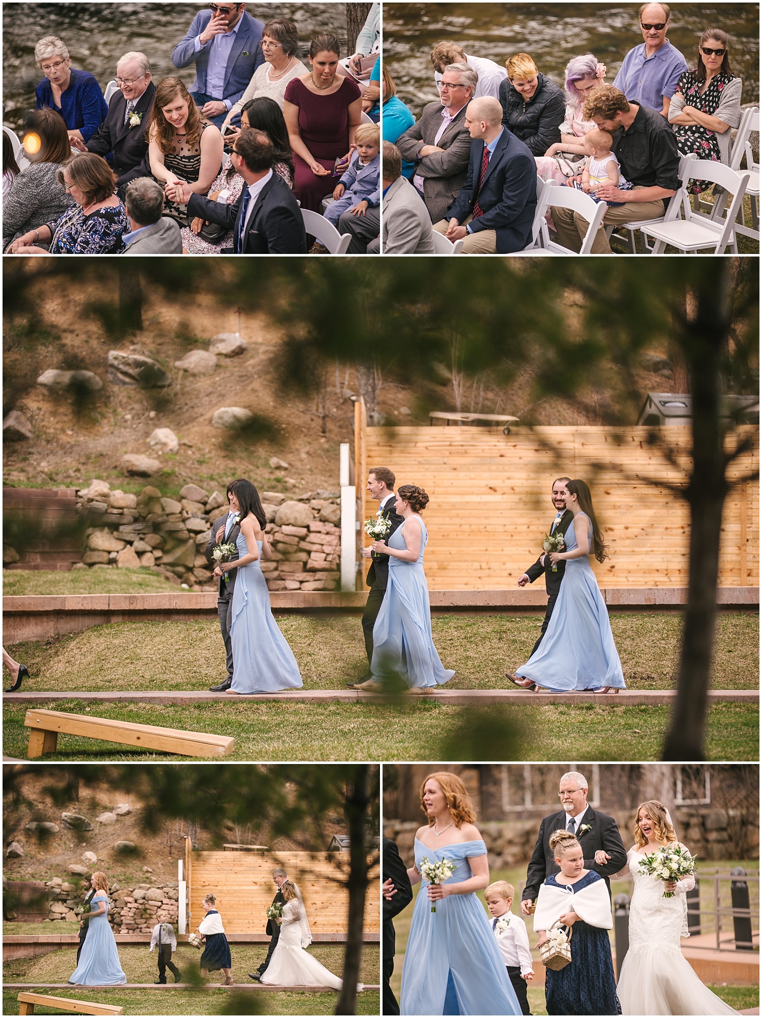 Wedgewood Weddings Boulder Creek spring wedding ceremony