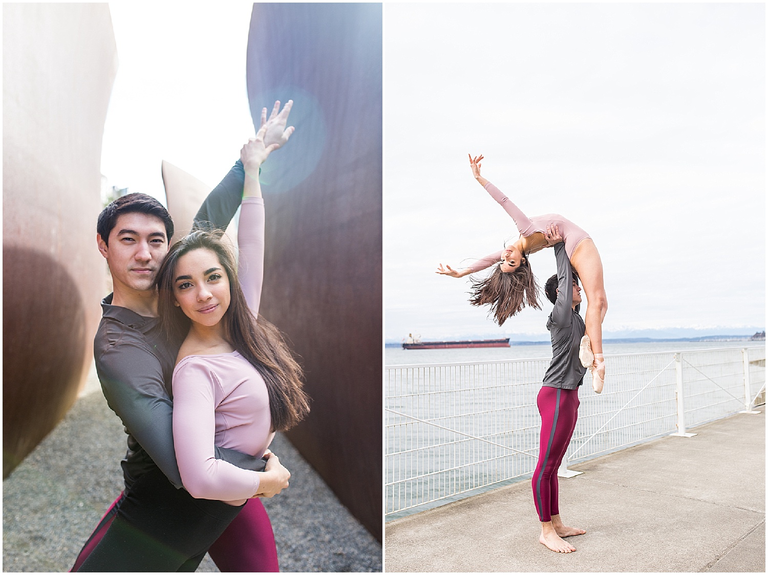 How to personalize your engagement pictures: do your favorite activity together.