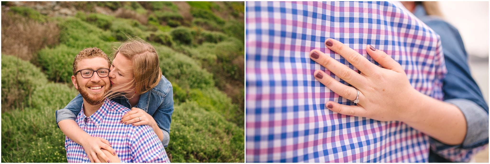 San Francisco engagement pictures in Presidio