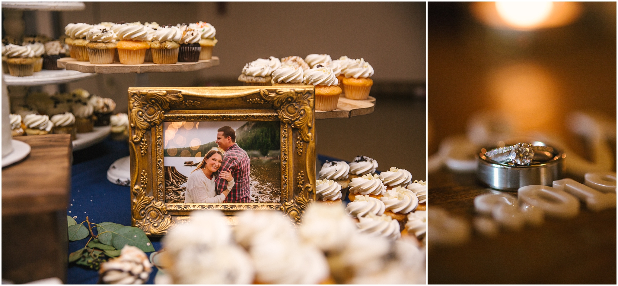 Gracene's Cupcakes at Pickering Barn wedding in Issaquah Washington