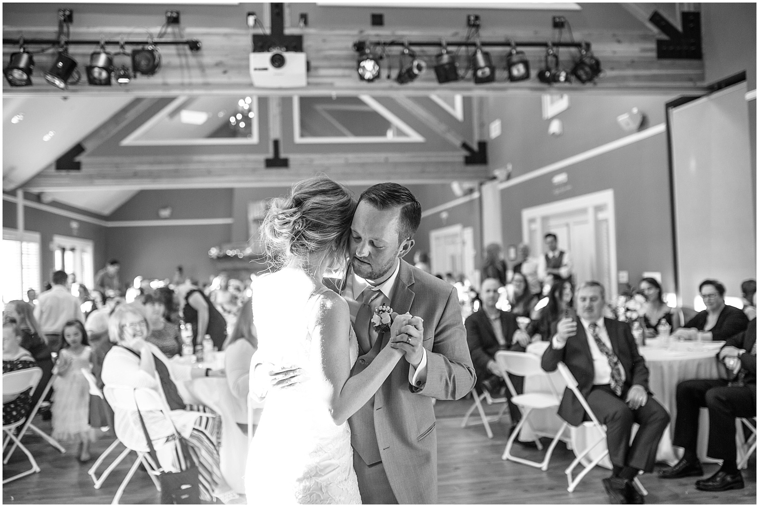 Bride and groom's first dance at Cordera wedding in Colorado Springs