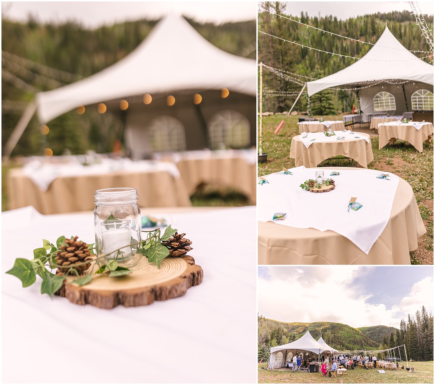 Private cabin mountain wedding venue near Telluride Colorado