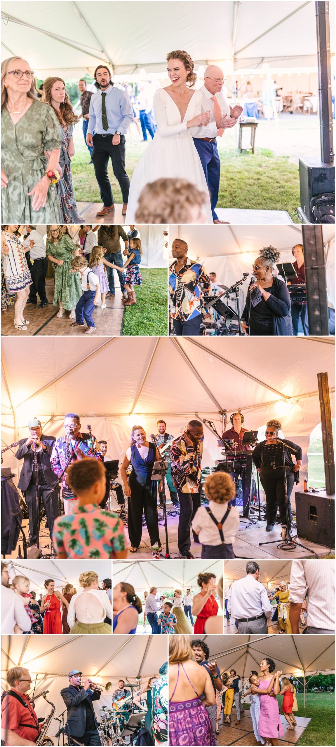 Denver band Tunisia does music for wedding reception at Pastures of Plenty Farm