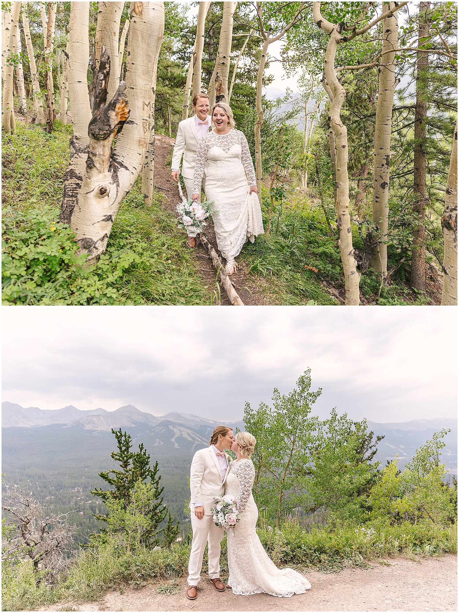 Breckenridge wedding photos in Boreas Pass