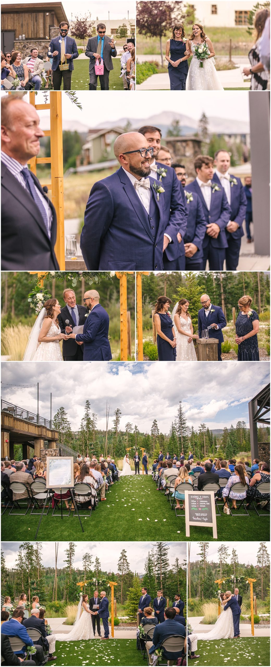 Winter Park wedding ceremony at Headwaters Center