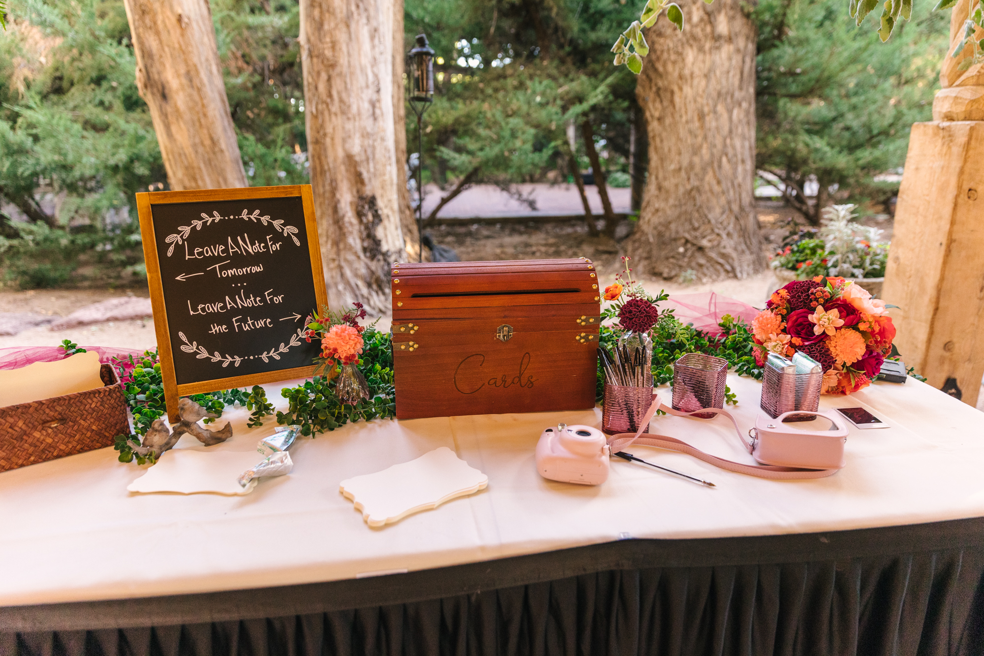 forest wedding details