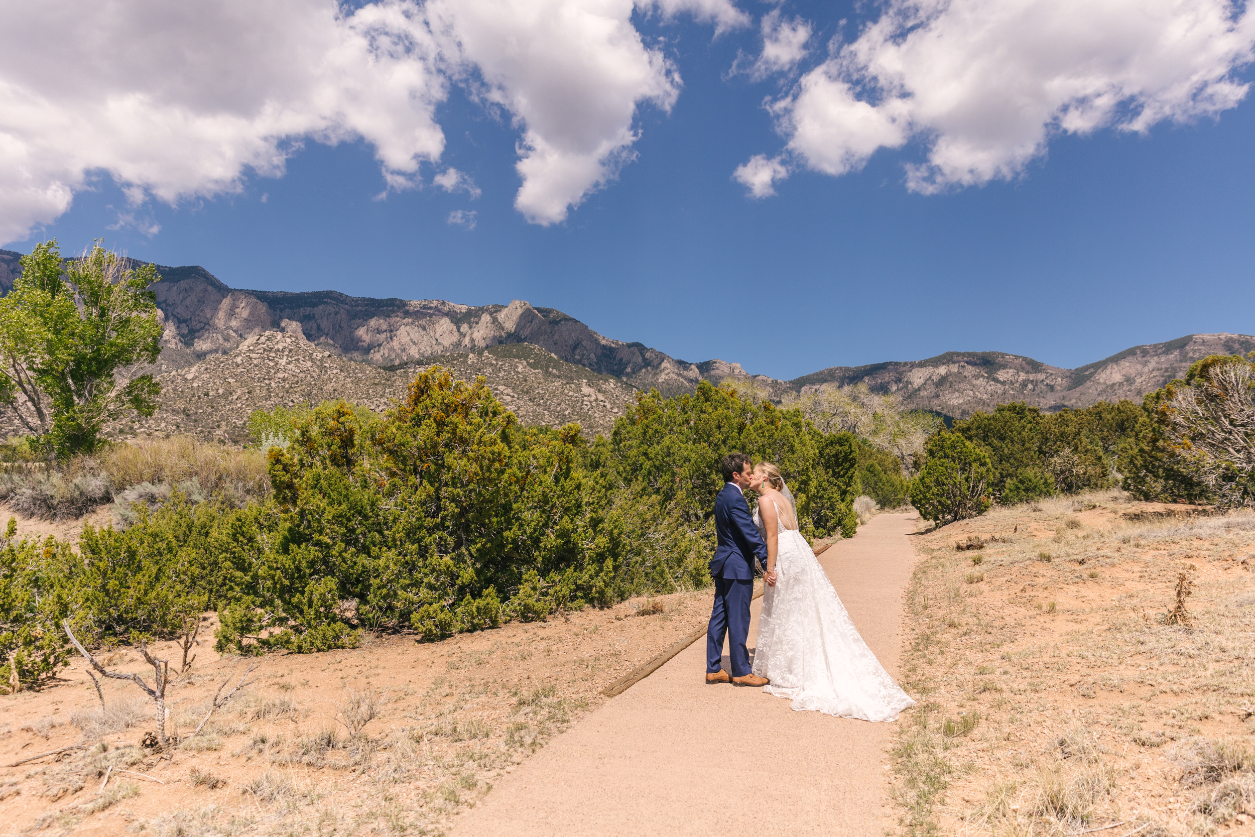 Albuquerque foothills wedding portraits