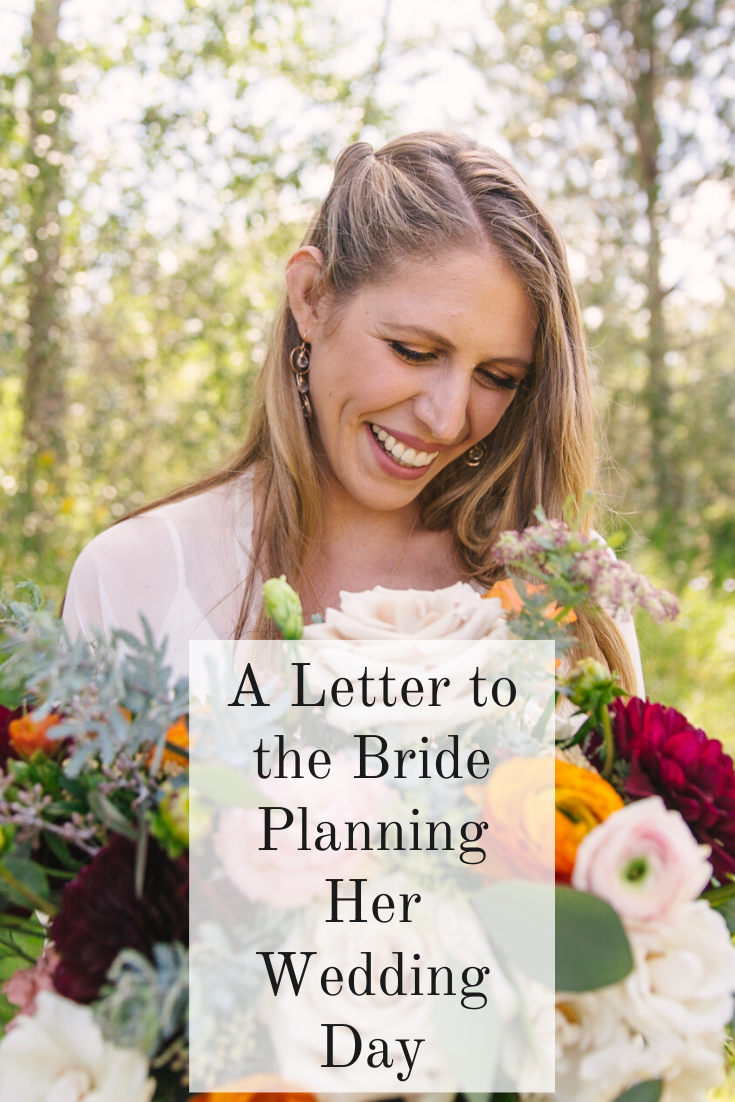 Letter to the bride planning her wedding day from New Mexico and Colorado wedding photographer DBK Photography