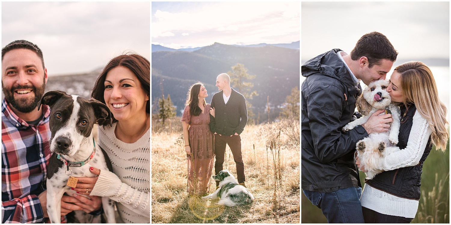 How to personalize your engagement pictures: bring your pet!