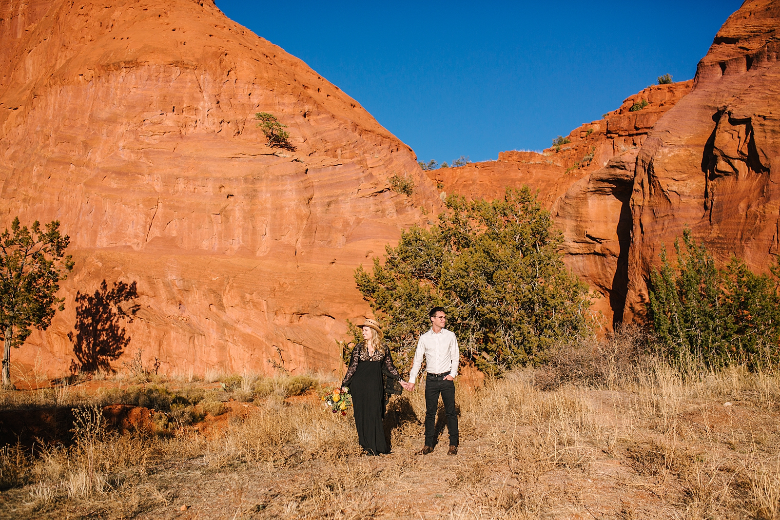 New Mexico elopement at the Jemez Red Rocks
