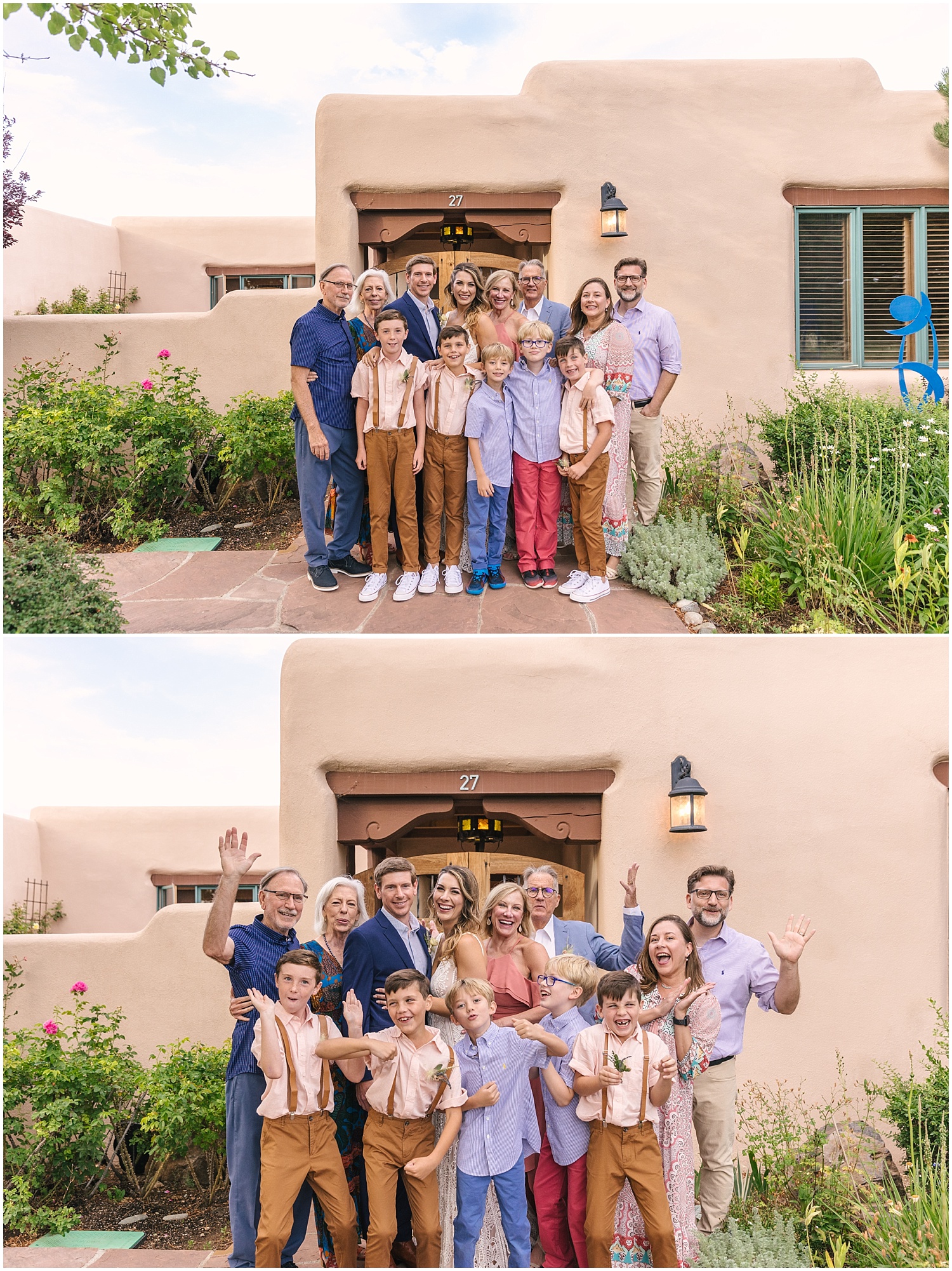 family portraits for intimate wedding in Taos New Mexico